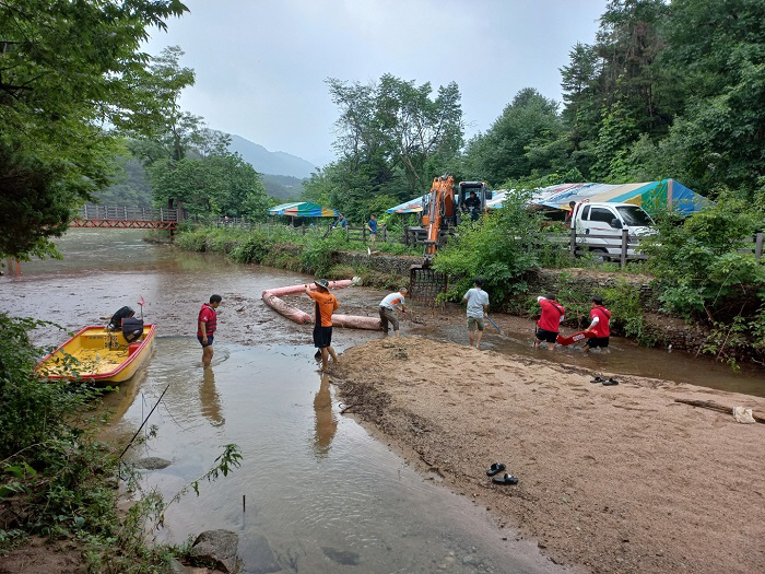 포천시, 산정호수 관광지 환경정화 활동 펼쳐