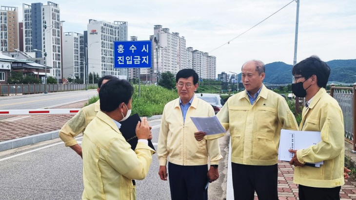 이상학 안동시 부시장, 관내 주요 취약지역 ‘긴급 사전 점검’