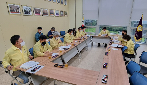 기장군의회, 태풍 ‘힌남노’ 대비 상황점검회의 개최