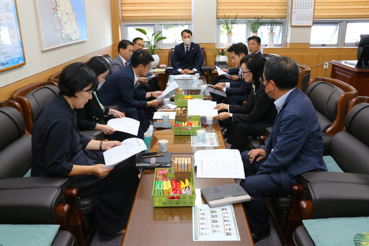 강원도의회 안전건설위원회 춘천시의회 현안 감담회