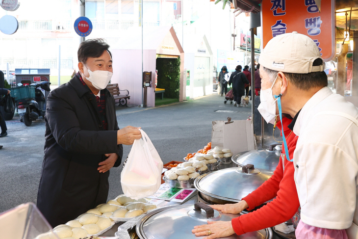 김성제 의왕시장 20일 부곡도깨비시장 장보기