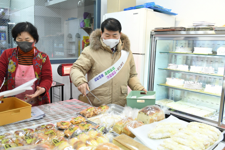 백경현 구리시장 18일 설맞이 전통시장 방문