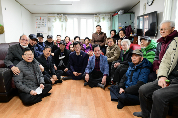 이민근 안산시장 25개 동 시립경로당 방문