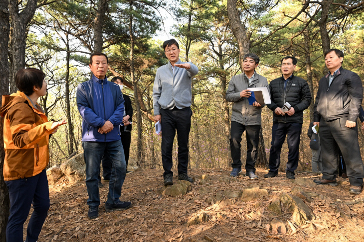 이민근 안산시장 3월31일 팔곡동 등산로 현장점검