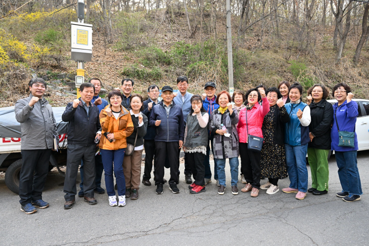 이민근 안산시장 3월31일 팔곡동 등산로 현장점검