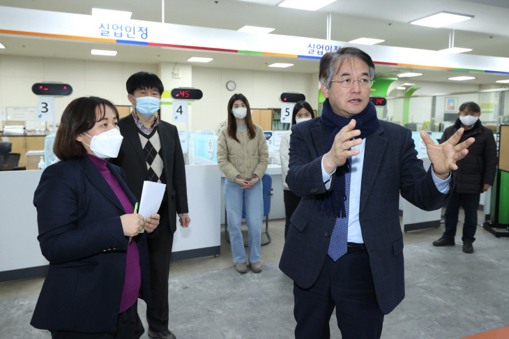 이동환 고양특례시장 고양시통합일자리센터 방문