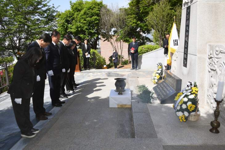 동두천시 제27회 산불진화 순직자 추도식 개최