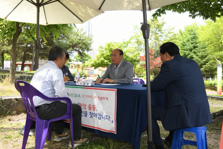 박형덕 동두천시장 발로 뛰는 현장 밀착행보 강화