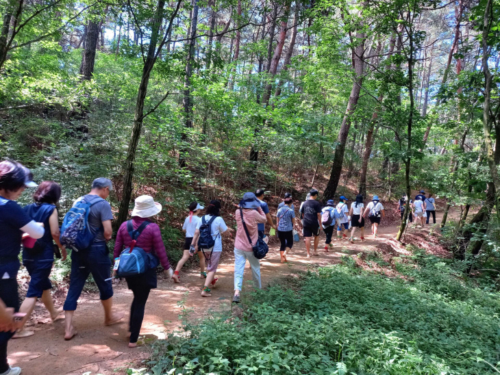 운곡바람숲길 맨발걷기