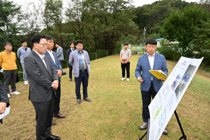 양주시 26일 덕계저수지 현장 간부회의 개최