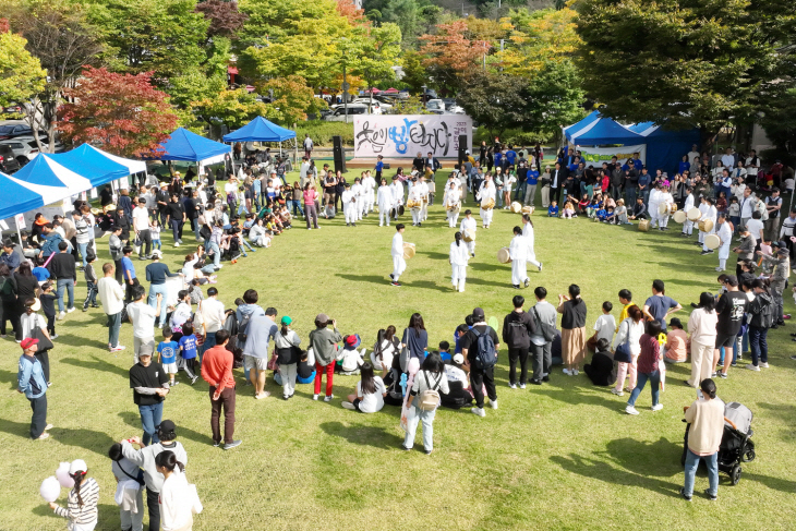 2023년 제10회 갈미한글축제 현장