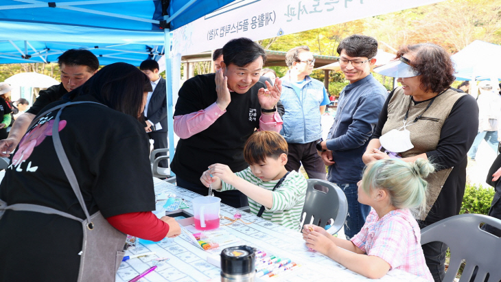 2023년 제10회 갈미한글축제 현장