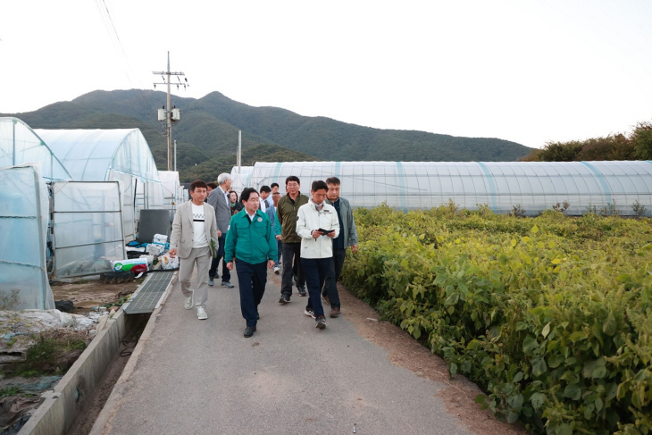 주광덕 남양주시장 10일 조안면 ‘진심소통 1박2일’ 현장