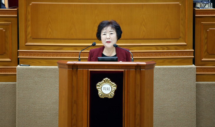 김보영 안양시의회 의원 5분 자유발언