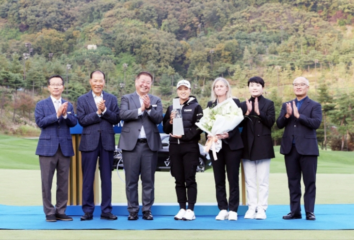 김경일 파주시장 이민지 선수 BMW 레이디스 챔피언십 우승 축하