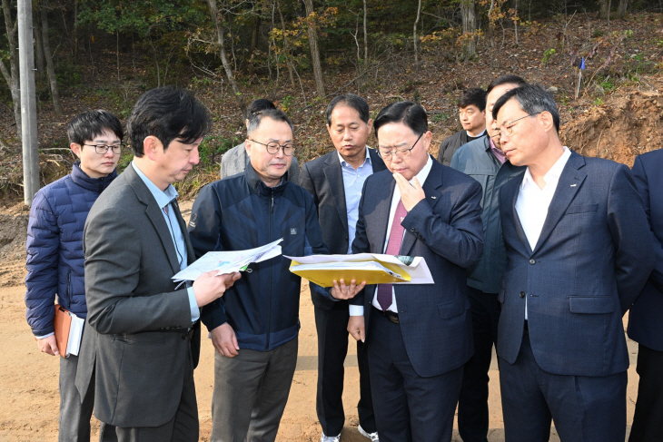 강수현 양주시장 24일 광백저수지 현장간부회의 개최