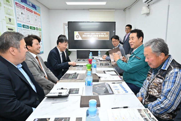 백영현 포천시장 24일 가산면 소재 ㈜동하 방문