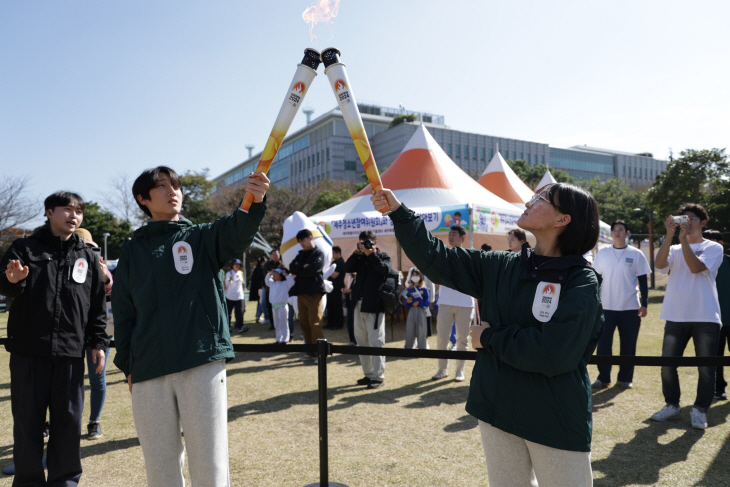 강원 2024 성화 점화 제주 행사