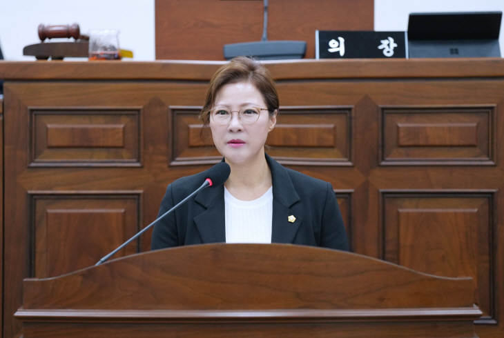 정혜영 하남시의회 의원 14일 5분 자유발언