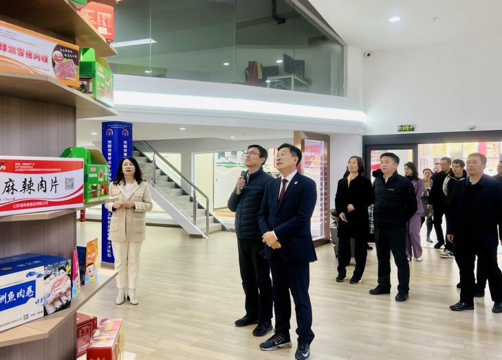 전진선 양평군수 16일 중국 조장시 라이브커머스 창업센터 방문