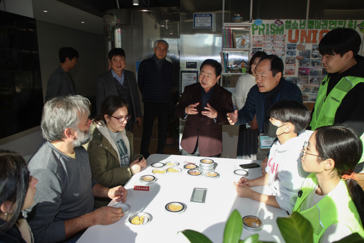 이탈리아 안셀키스 국립요리학교 대표단 펀그라운드 진접 방문