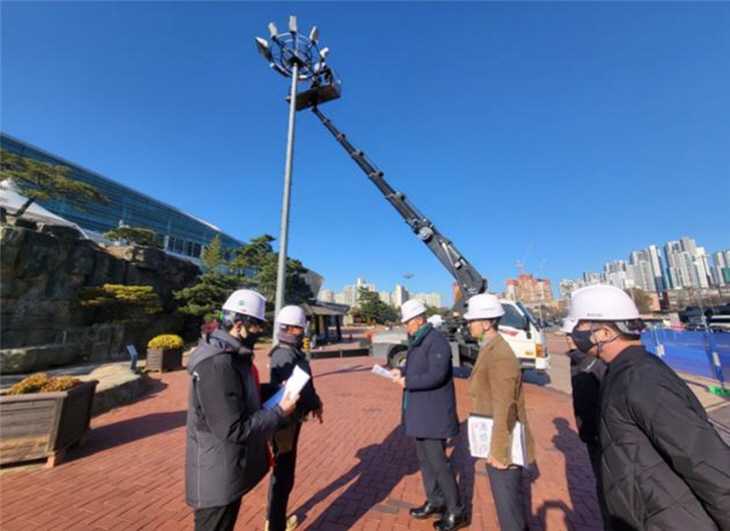 이홍복 경륜경정총괄본부장 광명스피돔 LED설치 현장점검