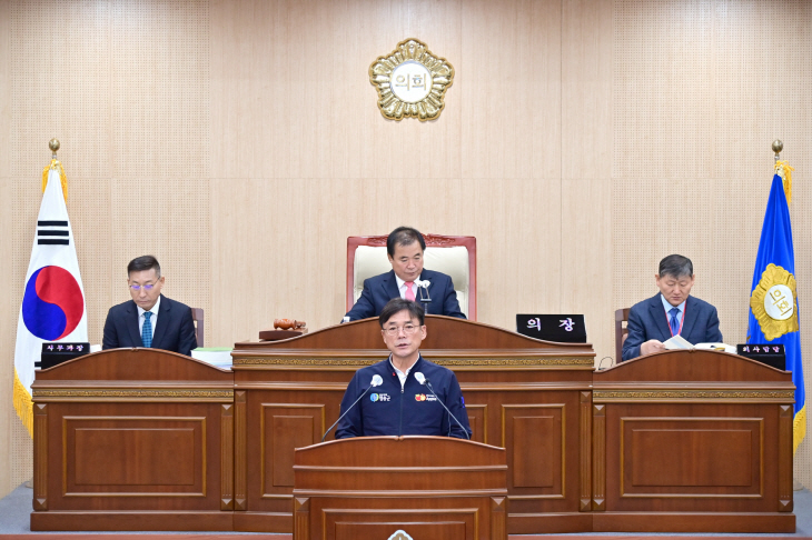 윤경희 청송군수, 시정연설 통해 내년도 비전 제시