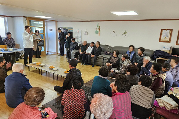 [기장군] 정종복 군수, 동절기 대비 ‘경로당 38개소’ 순회점