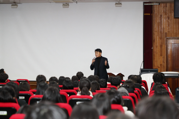 하은호 군포시장 11월30일 군포e비즈니스고교 특강 진행