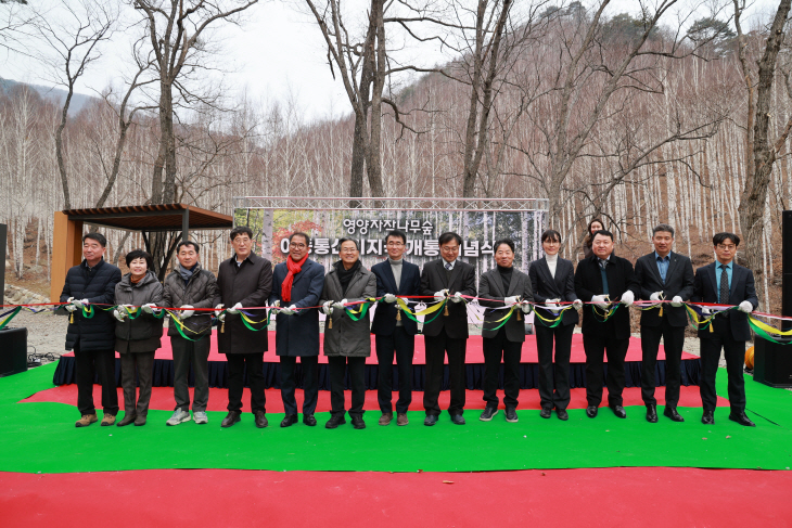 영양자작나무숲이동통신기지국개통식