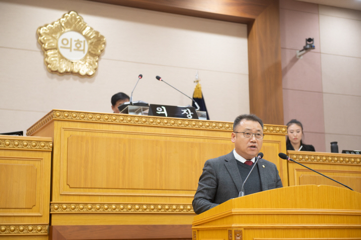 정현호 예산특별위원회 위원장 내년도 예산안 심사결과 보고