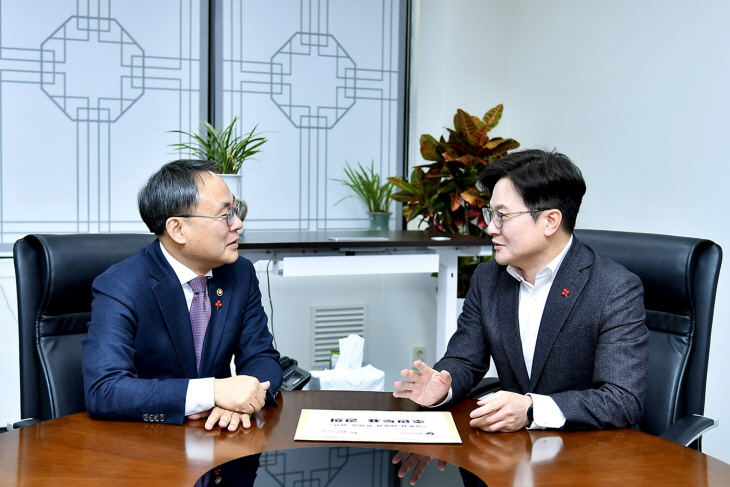 김병수 김포시장-고기동 행정안전부 차관 20밀 만남