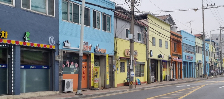 남양주시 진접읍 팔야리 간판개선 사업지