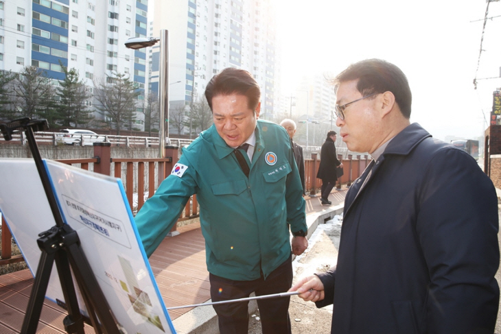 최대호 안양시장 27일 안양3동 양지마을 일원 방문