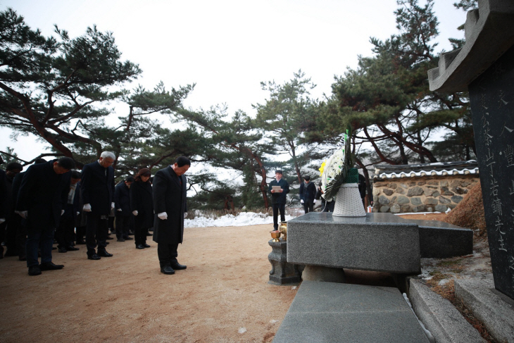 남양주시 2일 다산 정약용 묘역 참배 개최