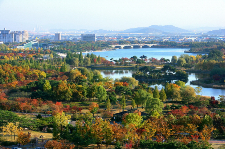 고양특례시 일산호수공원 전경