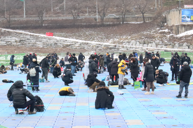 꽁꽁축제, 부교낚시 2