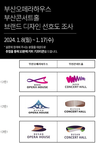 부산시, ‘부산오페라하우스·부산콘서트홀’ 브랜드 이미지 선