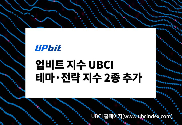 [사진자료] 업비트, UBCI 가상자산지수 2종 출시