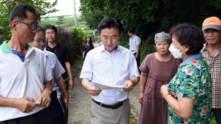 김동근 의정부시장 자일동 현장답사