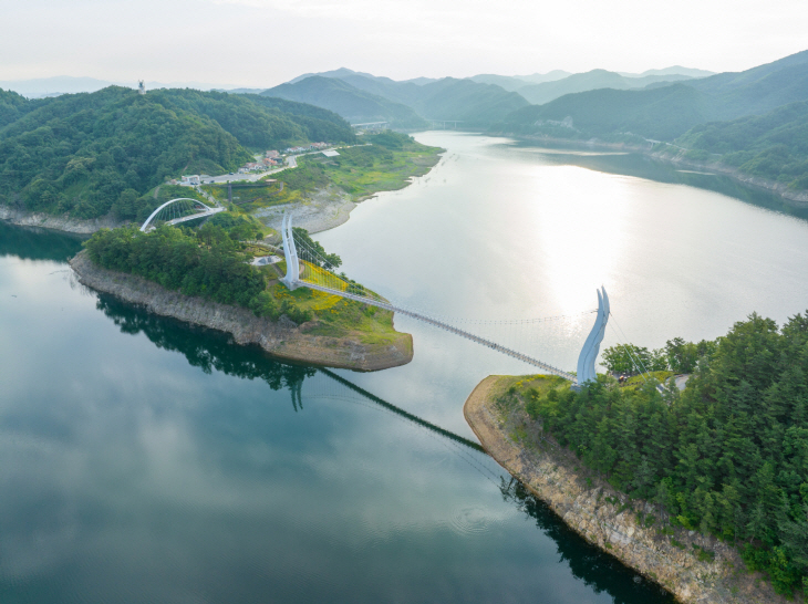 영주댐 용마루공원 전경