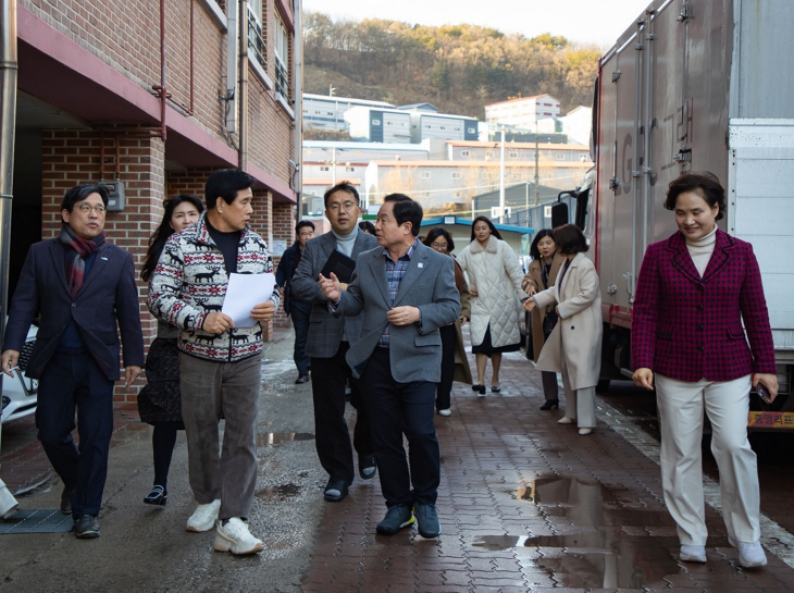 주광덕 남양주시장 18일 오남초등학교 방문