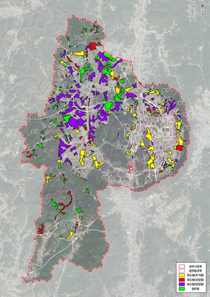 양주시 ‘성장관리계획 구역 지정 및 계획 수립’ 고시