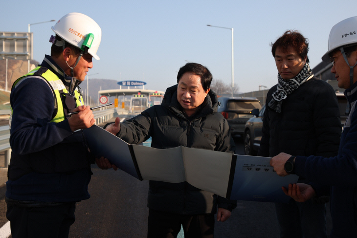 주광덕 남양주시장 30일 화도~포천 고속도 건설현장 로드체킹