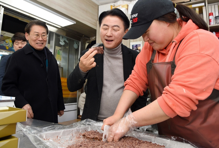 김동근 의정부시장 29일 전통시장 민생탐방