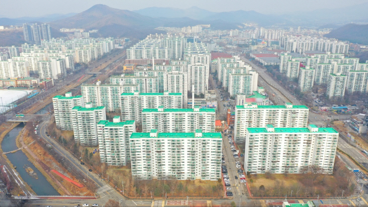 안산신도시 전경