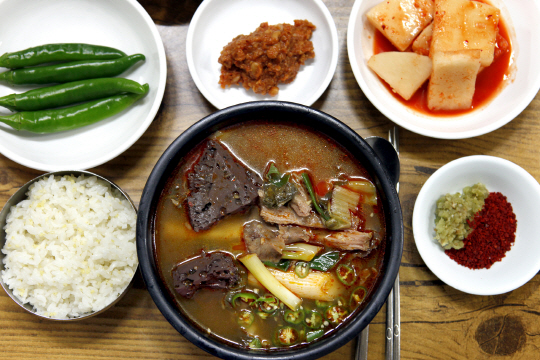 안동 대물림향토맛집 옥야식당 선짓국밥