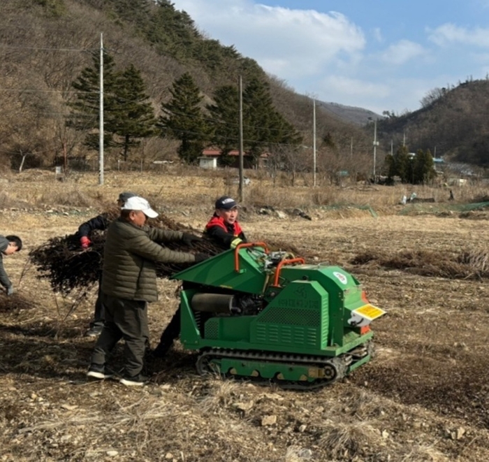 연천군 영농부산물 안전처리 파쇄지원단 운영