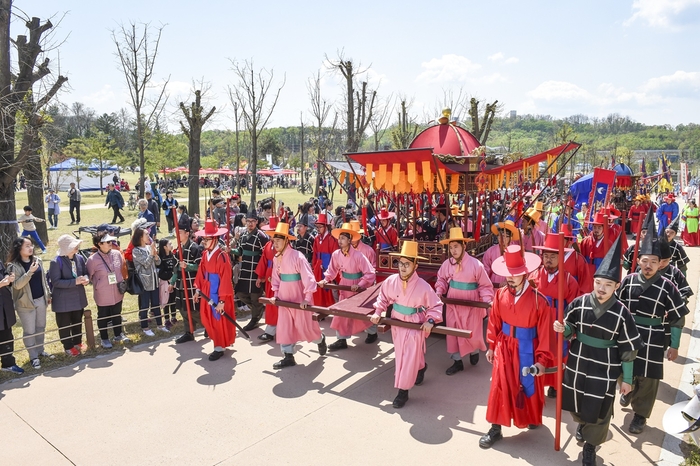 양주시 2023년 양주회암사지왕실축제 현장