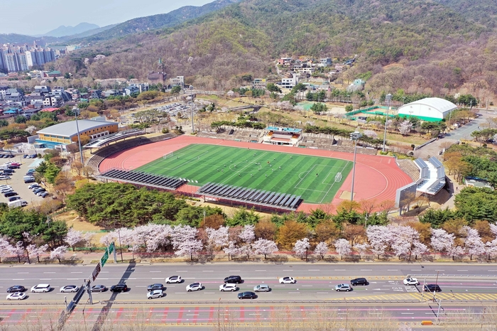 과천시 관문체육공원 전경